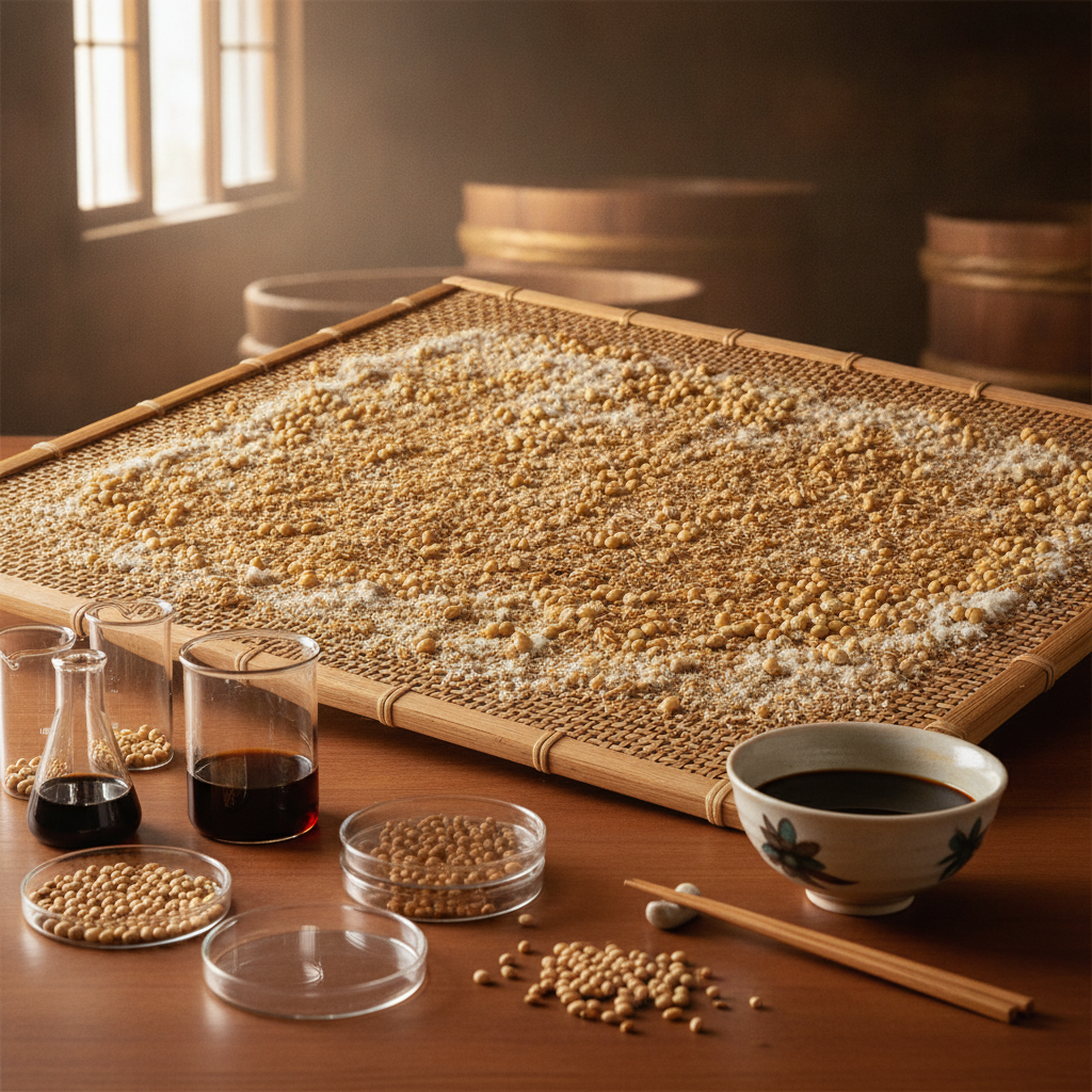醤油の作り方：伝統「むしろ麹」製法が解き明かす、深遠なる発酵の芸術と日本の食文化の真髄
